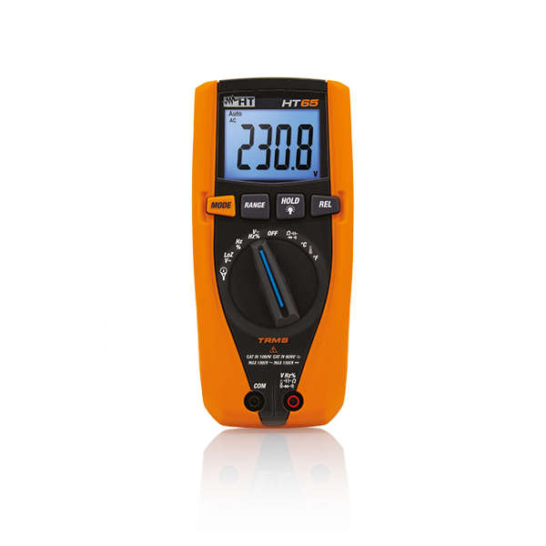 HT65 Digitales Multimeter (TRMS) für Spannungsmessungen bis 1500 V DC