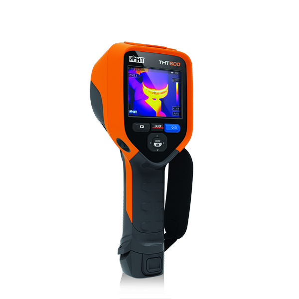  THT600 - Wärmebildkamera mit 384x288 Pixel, Touchscreen, WiFi, Laser, LED